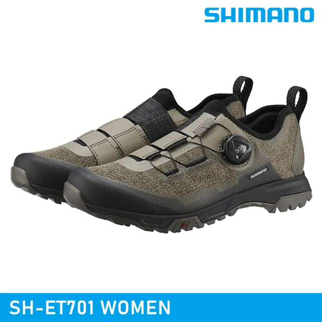 【城市綠洲】SHIMANO SH-ET701 WOMEN 自行車硬底鞋 / 杏仁棕(車鞋 自行車鞋 非卡式自行車鞋)