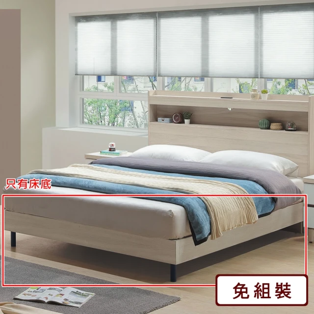 欣和床店 5尺雙人超堅固台製六分木心板床底/床架 推薦