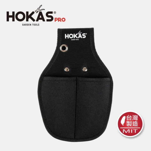 【HOKAS】兩入工具袋 尺寸L(台灣製 工具套 收納套 工具袋 腰包 加厚帆布 水電腰包 S415)