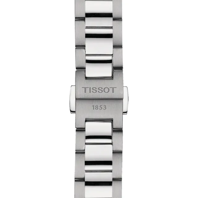 【TISSOT 天梭 官方授權】PR100 簡約時尚女錶-冰川藍/34mm 母親節 禮物 送禮(T1502101135100)