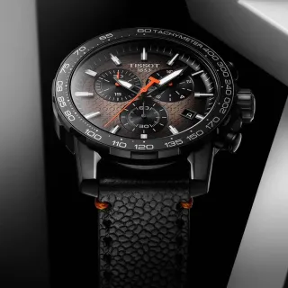 【TISSOT 天梭 官方授權】Supersport 埃南戈麥斯籃球三眼計時手錶 男錶 年中慶 618(T1256173608100)