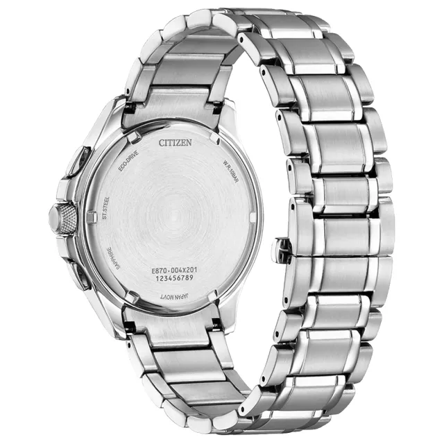 【CITIZEN 星辰】GENTS系列 光動能萬年曆手錶 石英錶-42mm(BL8160-58L)