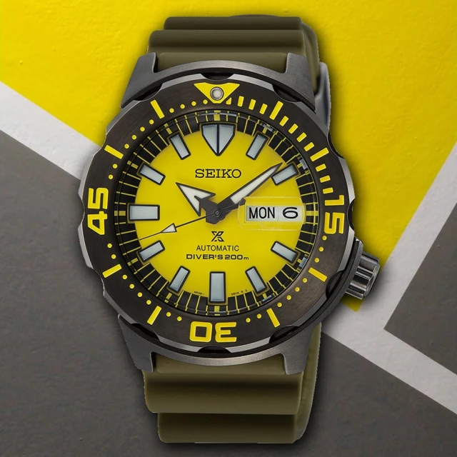 SEIKO 精工SEIKO 精工 PROSPEX系列 DIVER SCUBA 200米潛水機械腕錶(SRPF35K1/4R36-08B0Y)