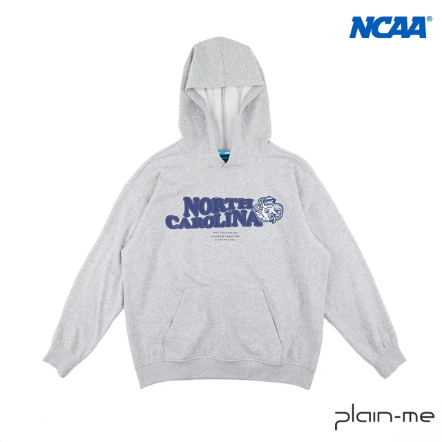 plain-meplain-me NCAA 基本印花連帽上衣 NCAA0136-232(男款/女款 共1色 帽TEE 上衣 長袖上衣)