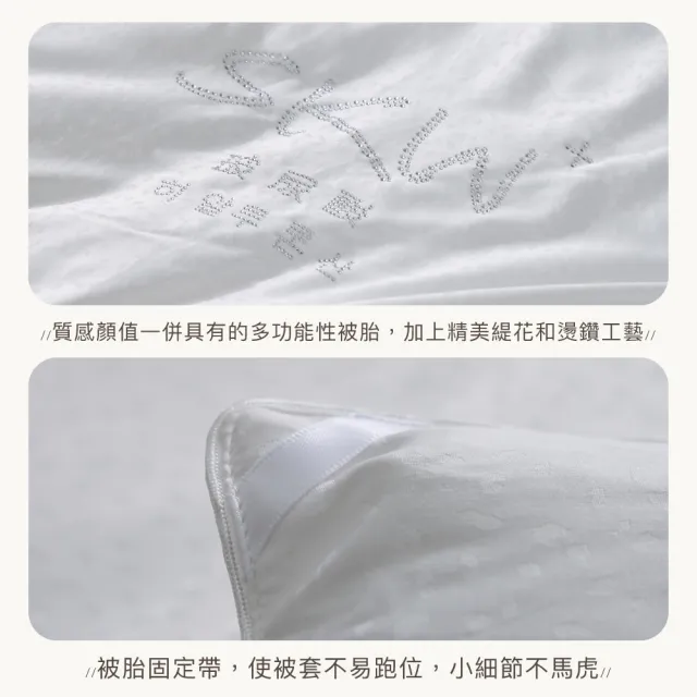 【ISHUR 伊舒爾】買1送1 韓系石墨烯玻尿酸美容保暖被 雙人6x7尺 2.5公斤(贈束口防潮棉被袋1入/棉被/被子)