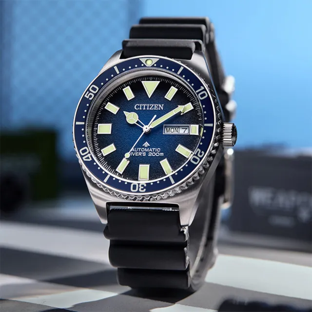 【CITIZEN 星辰】PROMASTER NY012系列潛水機械錶 送禮 禮物 推薦(NY0129-07L)