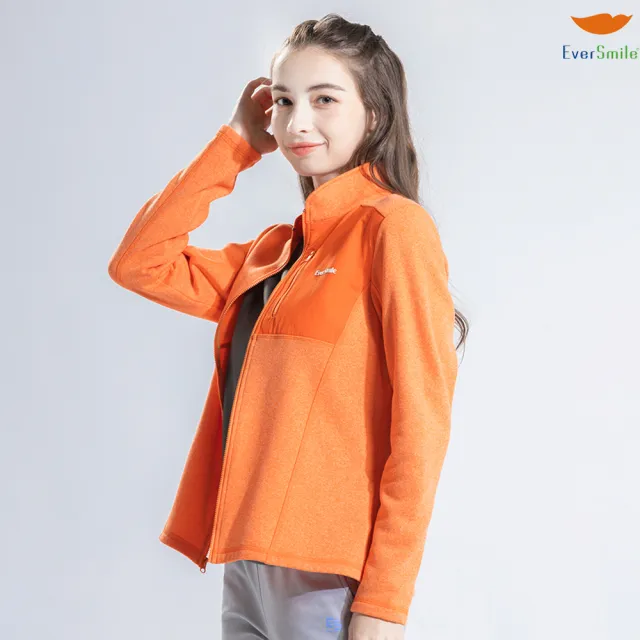 【EverSmile 幸福台灣】女磨毛保暖中層夾克(內磨毛、保暖、立領、外套、中層衣、MIT)