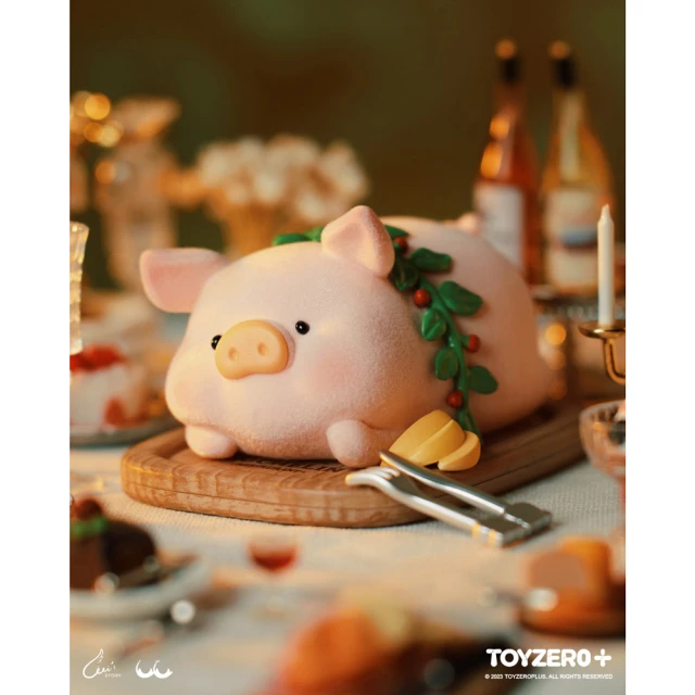 TOYZEROPLUS 罐頭豬LuLu 五星餐廳系列公仔盒玩