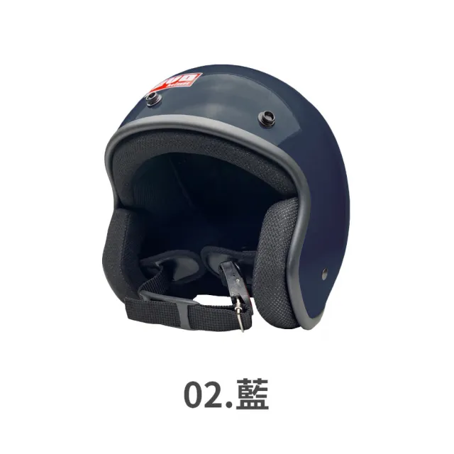 【EVO】黑邊復古安全帽(素色安全帽 3/4罩安全帽 黑邊安全帽 CA310 騎士帽 機車安全帽 摩托車安全帽)