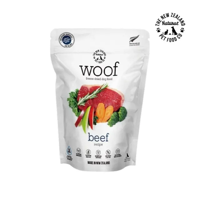 【NZ Natural 鮮開凍】woof狗狗冷凍乾燥生食餐 1kg/2.2lbs(凍乾鮮食、狗糧)