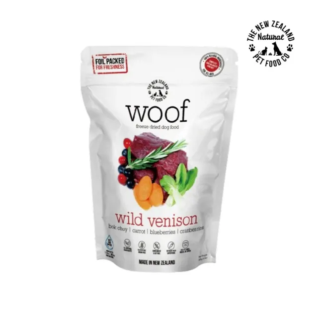 【NZ Natural 鮮開凍】woof狗狗冷凍乾燥生食餐 1kg/2.2lbs(凍乾鮮食、狗糧)