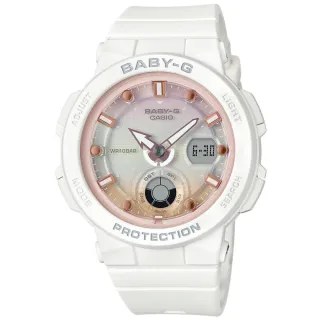 【CASIO 卡西歐】BABY-G 夏日海灘雙顯腕錶 畢業禮物 送禮 推薦(BGA-250-7A2)