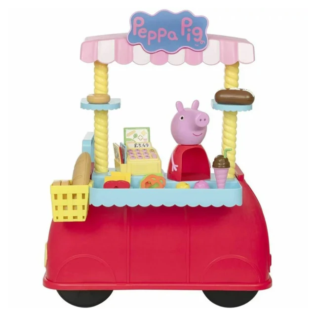 寶寶共和國 Peppa pig 粉紅豬 豪華快餐車(家家酒玩