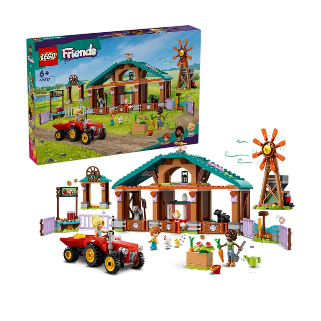 LEGO 樂高 Friends 42617 農場動物庇護所(農場玩具 兒童積木 禮物)