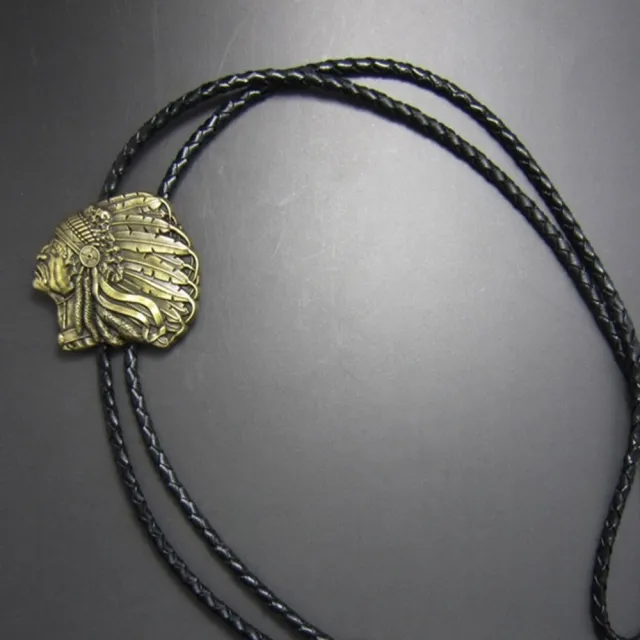 【米蘭精品】現貨+預購 Bolo tie波洛領帶(鍍銅印地安酋長美式領帶男配件74gx22)