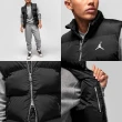 【NIKE 耐吉】背心 Jordan Essential 男款 黑 白 立領 保暖 拉鍊口袋 喬丹 防風 外套(FB7308-010)