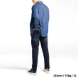 【Last Taiwan Jeans】台灣製 彈力合身直筒牛仔褲(深藍素面、中藍刷白)