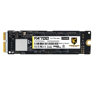 【AITC 艾格】FA700_256GB M.2 Mac PCIe SSD 固態硬碟(讀：2500M/寫：1800M)