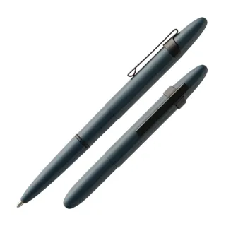 【fisher】ELITE NAVY CERAKOTE☆ 海軍藍子彈型太空筆-附筆夾(#400E-220-BCL)