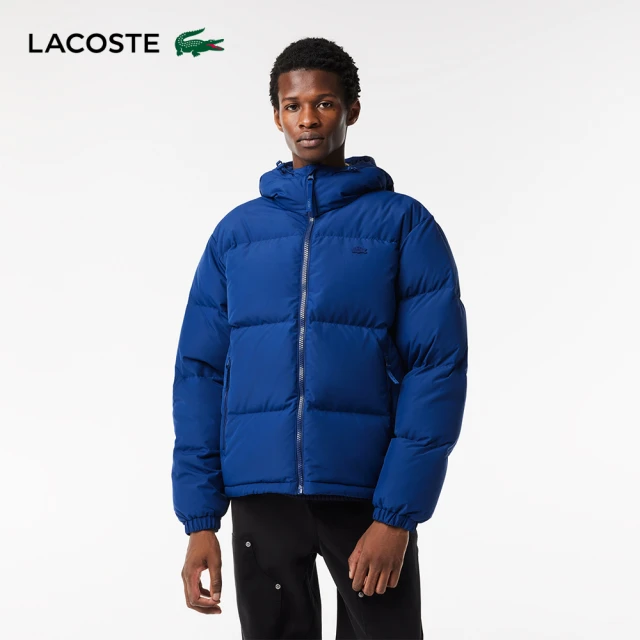 LACOSTE 男裝-防護高爾夫外套(藍色)品牌優惠