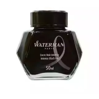 【WATERMAN】瓶裝墨水 黑色(原廠正貨)
