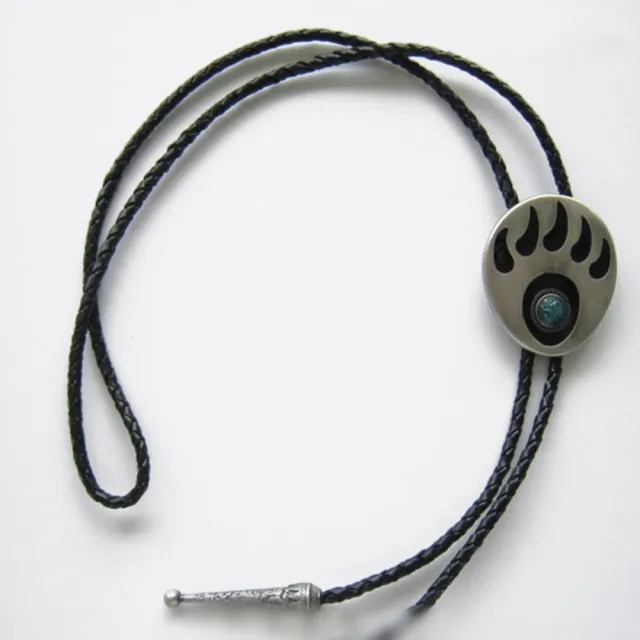 【米蘭精品】現貨+預購 波洛Bolo tie波洛領帶(西部風格熊爪圖騰美式領帶男配件74gx41)