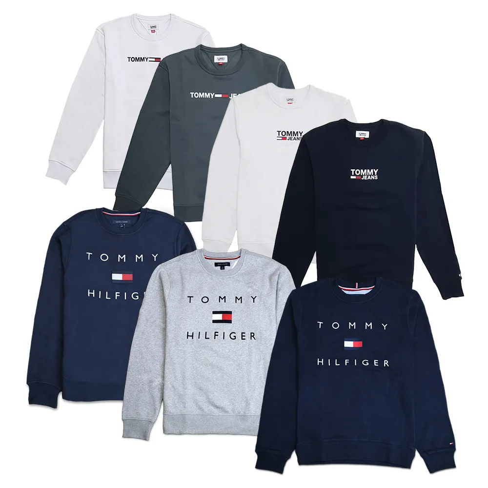 【Tommy Hilfiger】男生 成人版 毛圈 帽T 帽踢 連帽 長袖大學T(版型偏大多款可選平輸品)