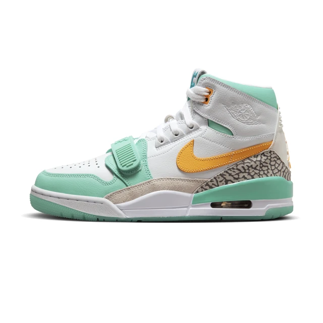 NIKE 耐吉NIKE 耐吉 Air Jordan Legacy 312 Low 男鞋 白綠色 泡綿 中底 籃球鞋 FV3625-181