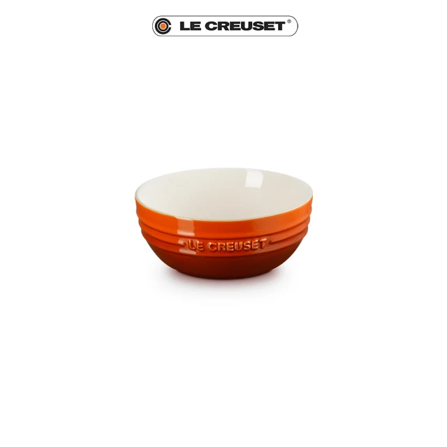 【Le Creuset】瓷器韓式湯碗14cm(火紅辣椒)