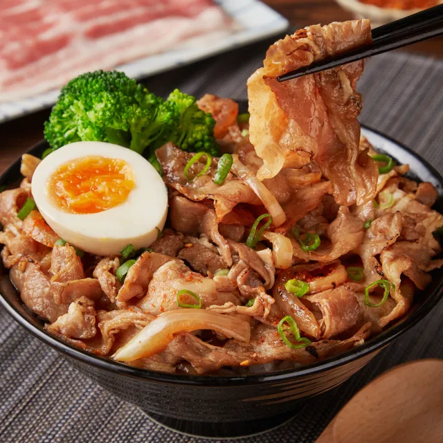 【大成】黑蜜豬Ｘ北澤│黑豚壽喜燒丼（150ｇ／包）│10入組│大成食品(國產豬 黑豬肉 名店聯名 料理包)