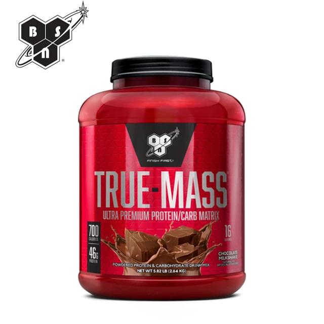 【BSN 畢斯恩】Truemass 頂尖能量綜合乳清蛋白 5.82磅(巧克力奶昔)