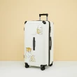 【mofusand】貓福珊迪20吋旅行箱(貓兔款 2色可選 2年保固 行李箱 海關鎖 雙排飛機輪)