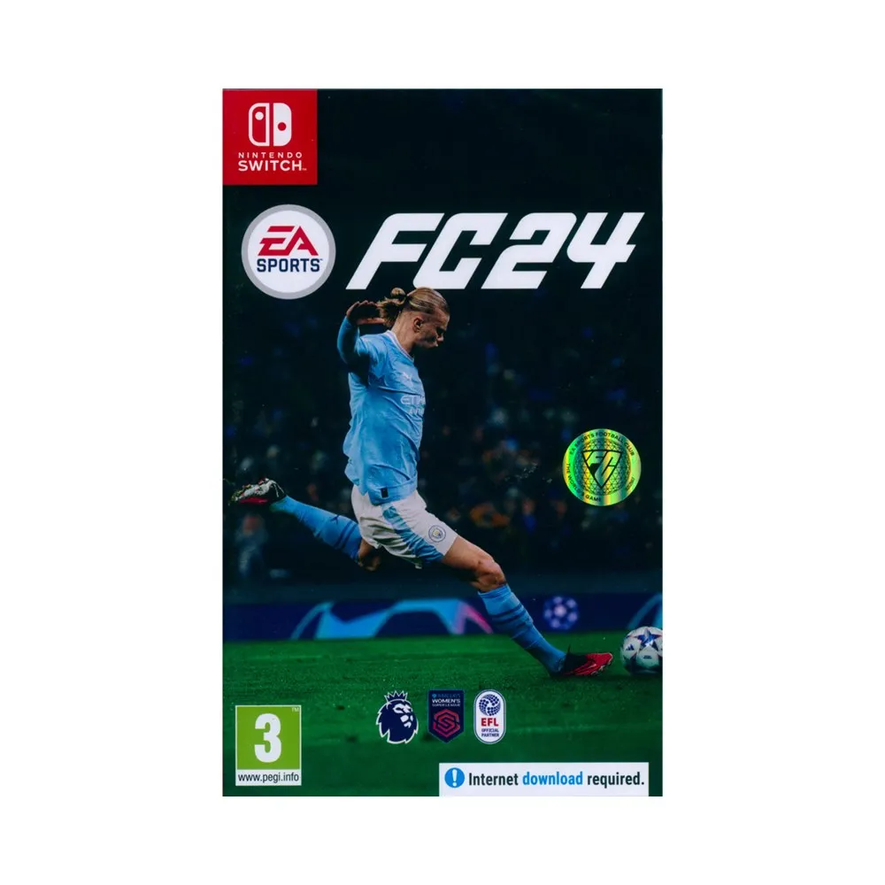 【Nintendo 任天堂】NS Switch EA SPORTS FC 24 國際足盟大賽 24(中英日文歐版)