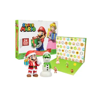 【Jakks Pacific】Nintendo 任天堂 瑪利歐倒數日曆抽抽樂2022(代理)