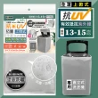 【MINONO 米諾諾】抗UV防曬上掀式全罩洗衣機套(加厚款 掀蓋式 直立式 加強抗防曬 防塵套 防塵罩)