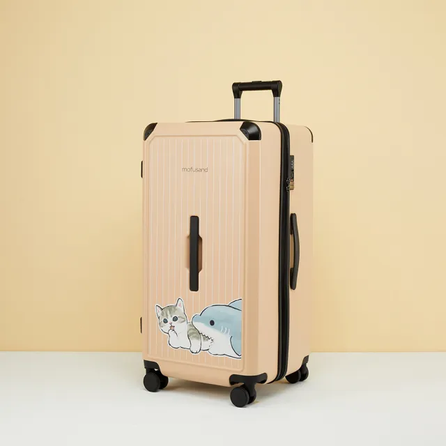 【mofusand】貓福珊迪28吋旅行箱(4色可選 2年保固 行李箱 海關鎖 雙排飛機輪)