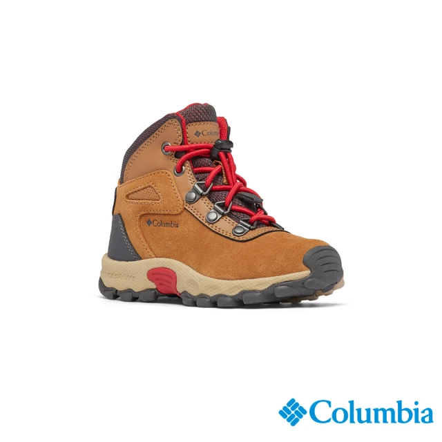 【Columbia 哥倫比亞】童款- Omni-Tech防水高筒登山鞋-棕色(UBC10160BN/HF)