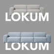 【iloom 怡倫家居】LOKUM 3人座L字型布質沙發(右L 韓國製 科技布 模組沙發)