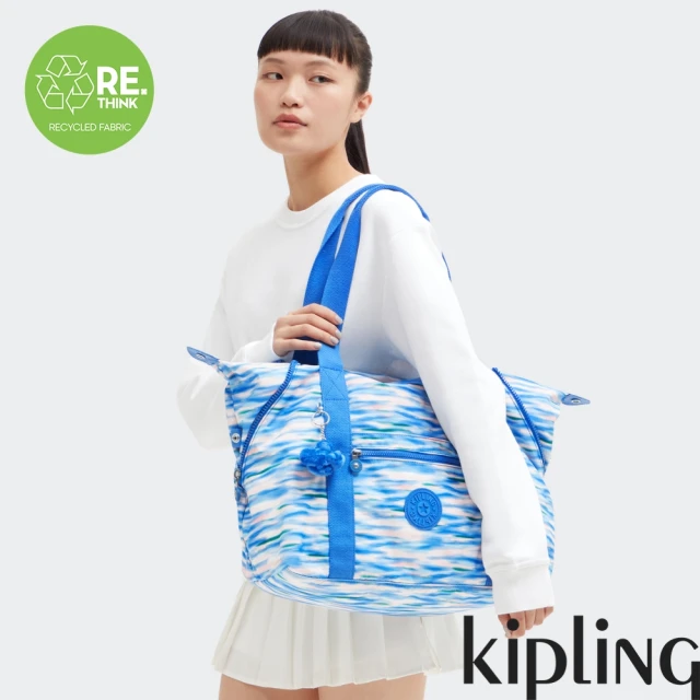 KIPLING官方旗艦館 深邃亮藍色手提側背包-ART 推薦