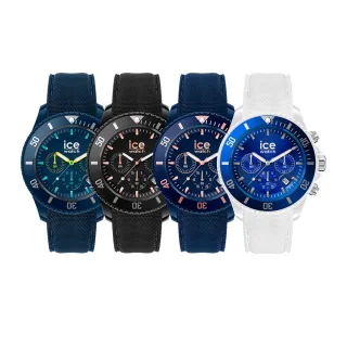 【Ice-Watch】chrono時空系列 運動風時尚真三眼六針低調堅毅計時腕錶