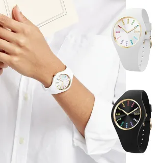 【Ice-Watch】Cosmos宇宙系列 金邊炫彩奪目水晶鑲嵌腕錶