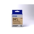 【EPSON】標籤帶 牛皮紙工藝系列 牛皮紙色黑字/24mm(LK-6NB3)