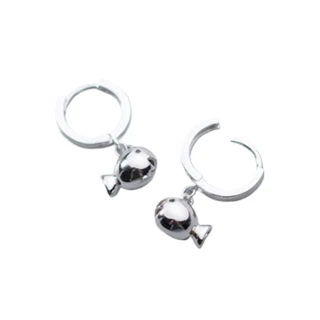 【Jpqueen】可愛小魚時尚針式耳環(銀色)