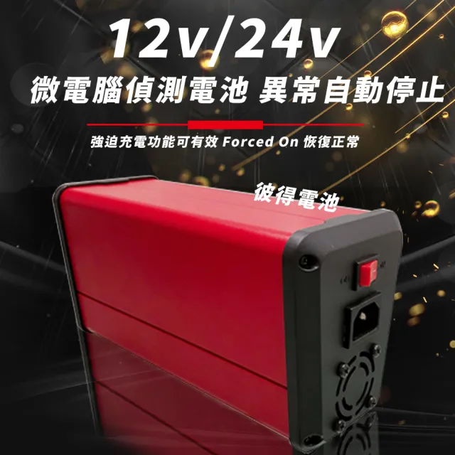 【麻新電子】LFP-2412 24V 12A電池充電器(鋰三元 台灣製造 一年保固)