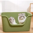 【湯姆大貓】巨型開方式貓砂盆/超大款(貓廁、巨大貓砂盆、大號貓砂盆、防潑貓砂盆)