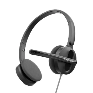 【SonicGear】Xenon 3U 粉彩輕巧雙模式有線耳機麥克風_黑BK(極致輕便有線耳機麥克風)