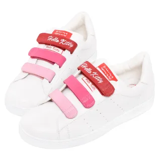 【Ann’S】Ann’S X Sanrio三麗鷗 HELLO KITTY聯名粉紅漸層三條魔鬼氈立體蝴蝶結2WAY球鞋(白)