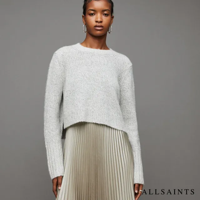 【ALLSAINTS】SILVI 金屬光澤兩件式洋裝 WD050X(常規版型)