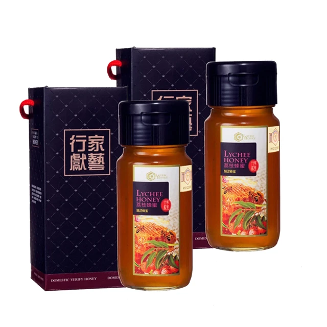 情人蜂蜜 即期品-養蜂協會驗證台灣荔枝蜜單入禮盒700gX2