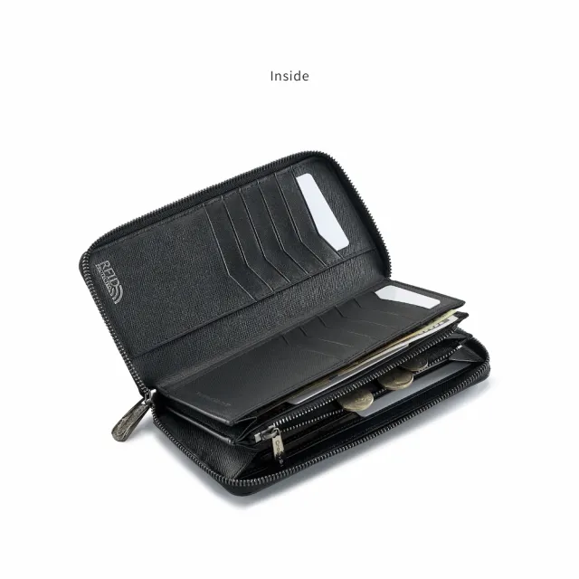 【Crocodile】長夾 拉鍊長夾 錢包 19卡 RFID Aston奧斯頓系列-0103-11407-鱷魚皮件(新品上